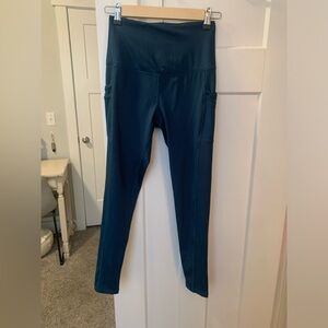 Teal blue women’s leggings